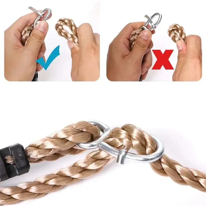 2 cordes réglables en nylon pour hamac
