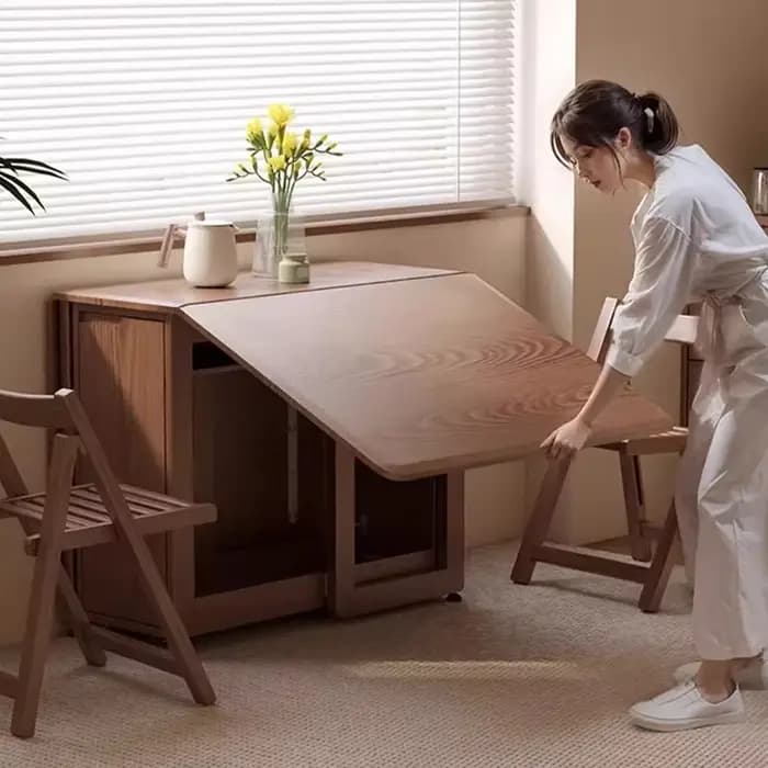 Ensemble de table à manger pliante minimaliste