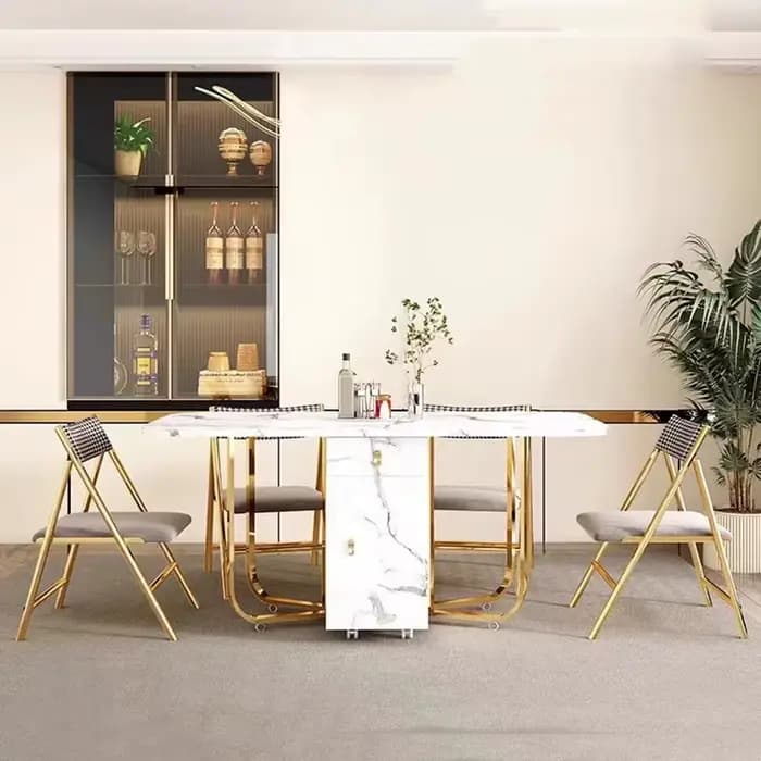 Table à manger pliante pour 8 à 10 personnes