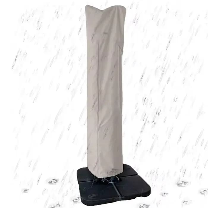 Housse de Parasol imperméable pour Patio, couverture de Parasol de marché avec fermeture éclair pour extérieur de 7 à 13 pieds, couverture de Parasols d'extérieur décalée en porte-à-faux