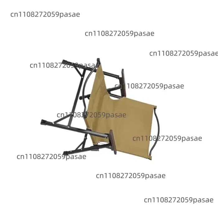 Chaise tactique portable, élargie, détachable, pliable, avec rangement