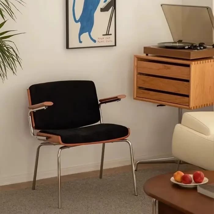 Chaise longue rembourrée scandinave
