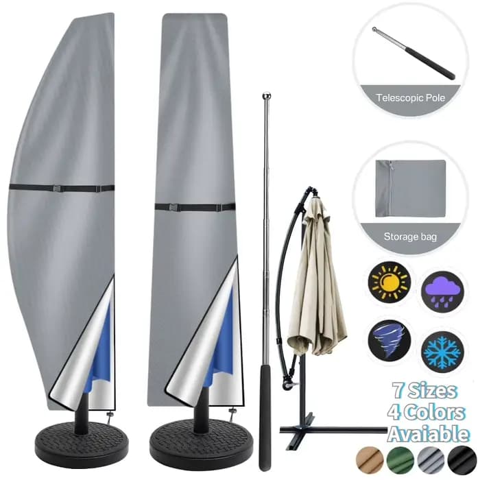 Housse de parasol de patio 210D imperméable