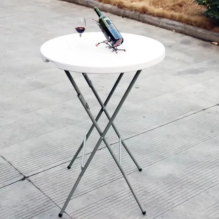 Table de bistro pliante pour jardin extérieur