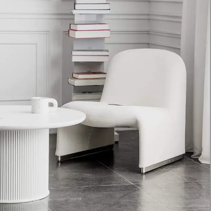 Fauteuil lounge scandinave Bauhaus