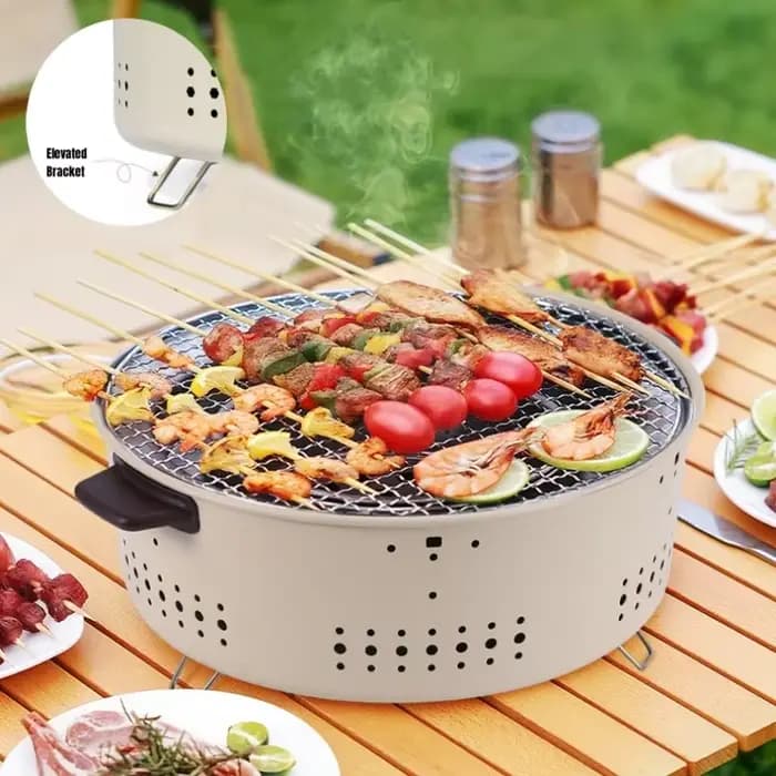 Barbecue portable coréen au charbon de bois
