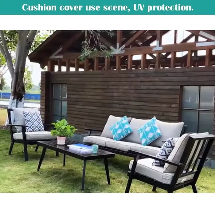 Housse de canapé imperméable pour coussin de jardin