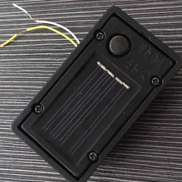 Boîte de rangement solaire carrée pour lampe LED de jardin