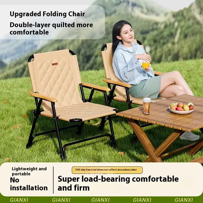Gianxi Outdoor Foldable Chair Portable Kemet