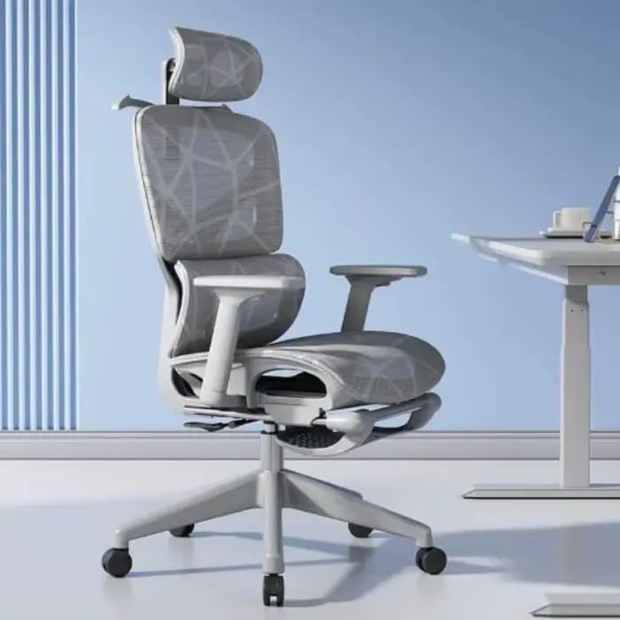 Chaise de bureau ergonomique moderne et confortable avec dossier