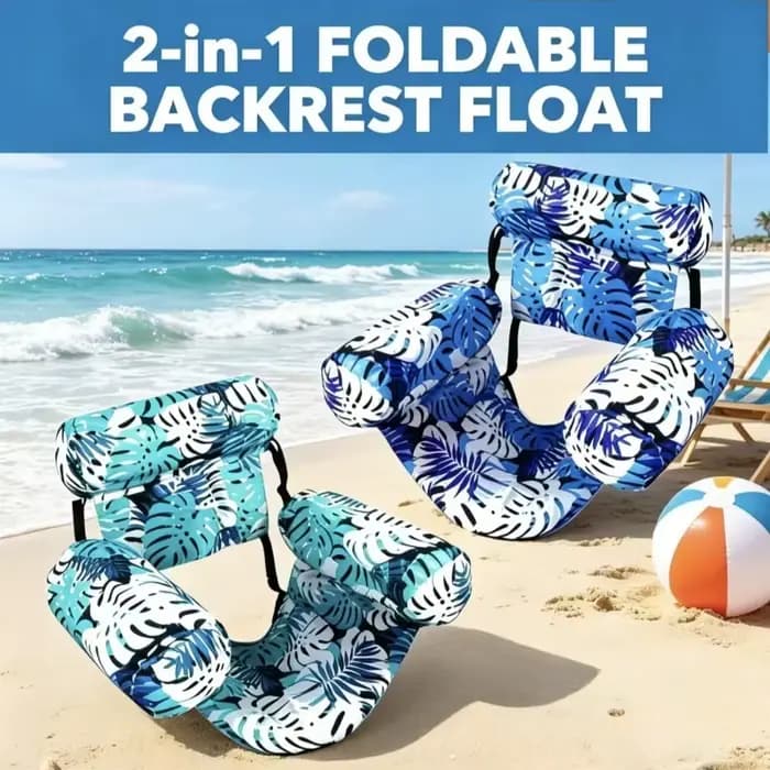 Fauteuil gonflable d'extérieur robuste avec flotteur pour adultes