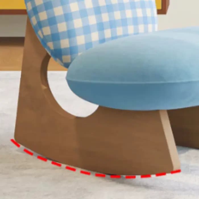 Chaise de sol relaxante en bois pour lecture