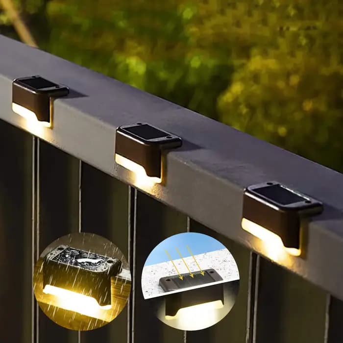1/4/8/12/pcs LED solaire lumières extérieure jardin lumière pont lampe