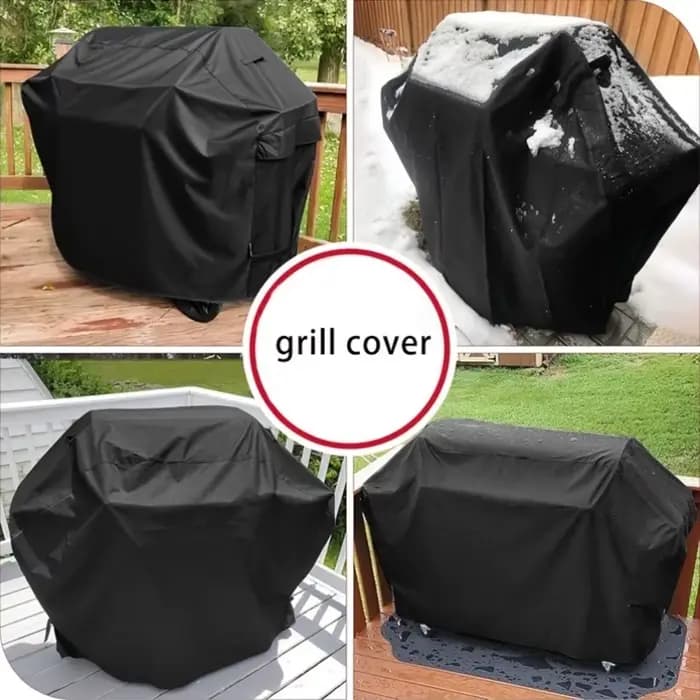 Couvercle ventilé pour poêle de barbecue extérieur – Imperméable et anti-poussière, adapté aux grilles à gaz et au charbon de bois, couvercle pour poêle de barbecue
