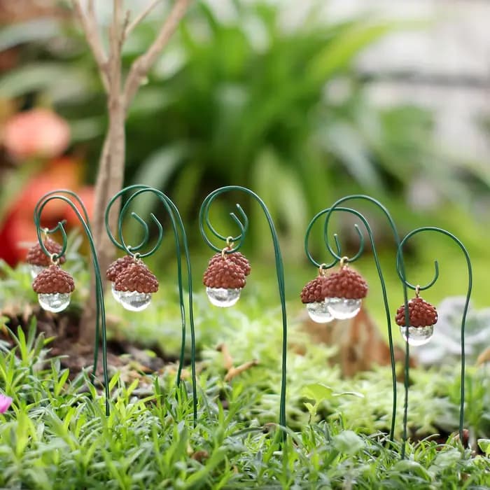 9 branche de jardin pomme de pin