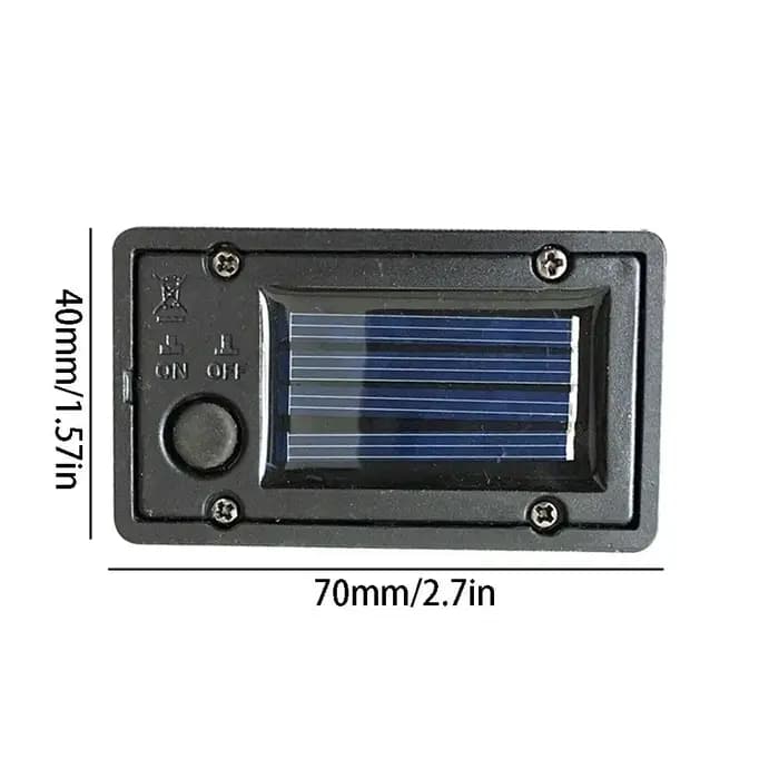 Lampe LED carrée pour jardin et pelouse
