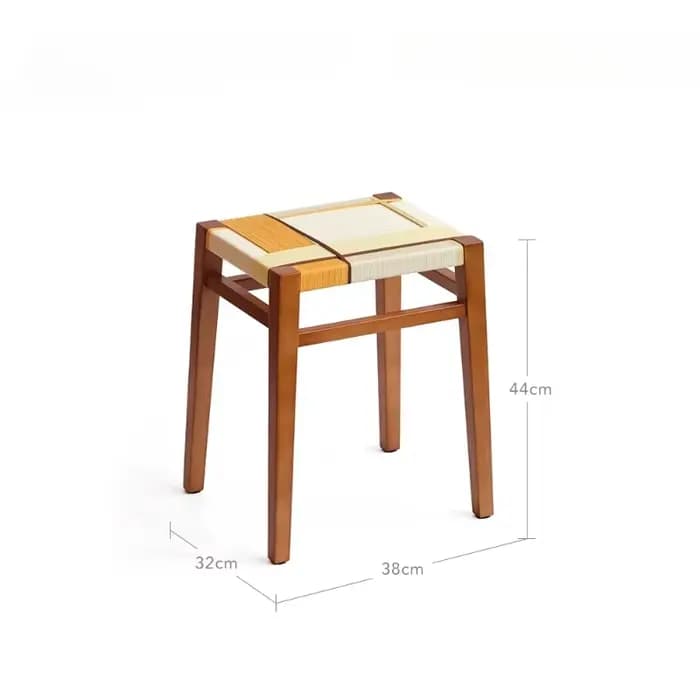 Tabouret tissé empilable au Design Vintage