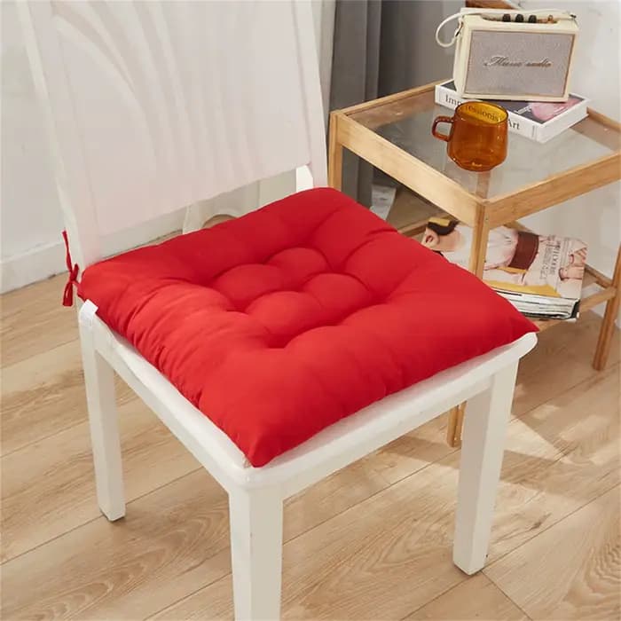 Coussin de siège souple pour chaise carrée