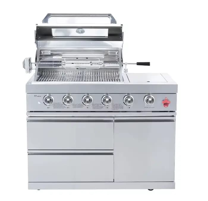 Barbecue d'extérieur au gaz naturel ou propane