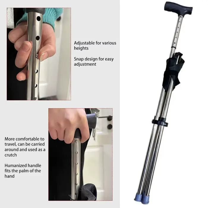 Canne pliable, siège facile à transporter