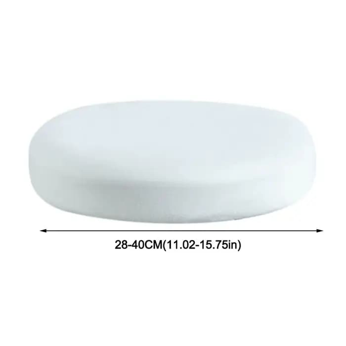 Juste de coussin de chaise ronde élastique