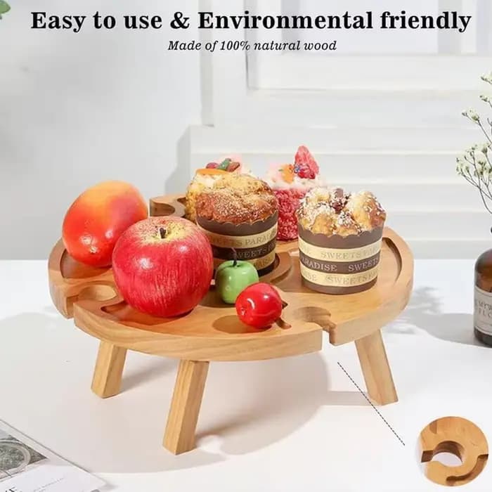 Table pliante en bois pour jardin