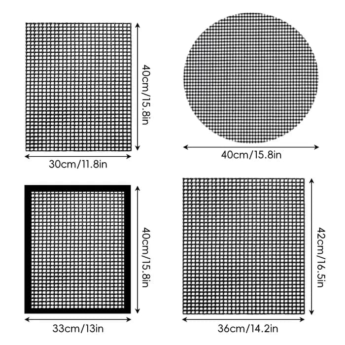 Tapis en maille antiadhésif pour Barbecue