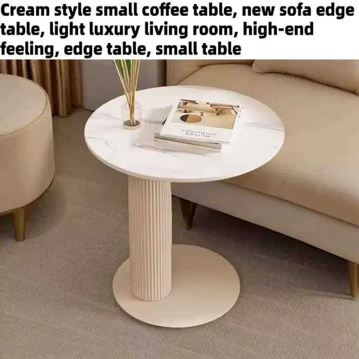 Table basse de style crème