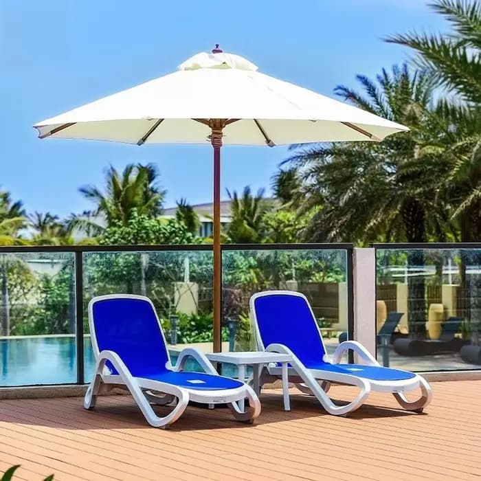 Mobilier d'extérieur chaises de plage en plastique de haute qualité