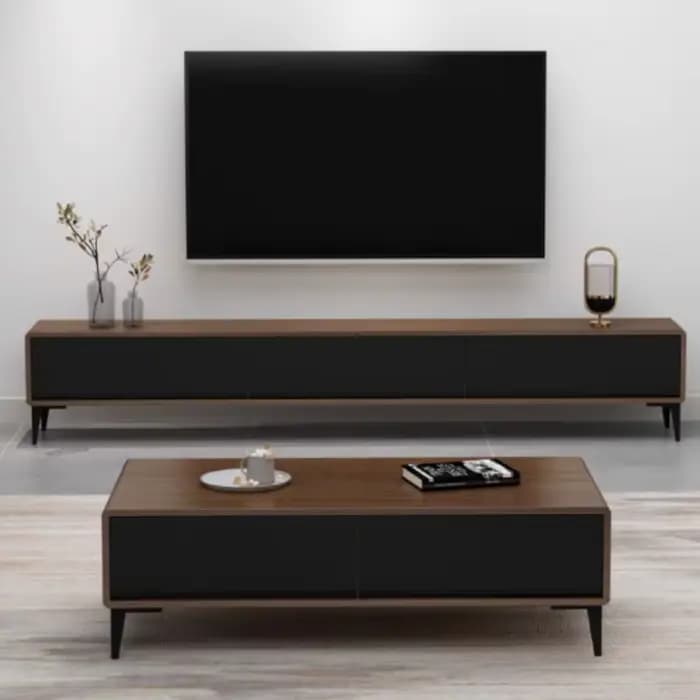 Tables basses carrées modernes accessoires bois petit salon Table basse Console Design Muebles Para El Hogar meubles de maison