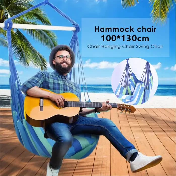 Extérieur intérieur 120KG maison jardin chaise suspendue Camping corde lit chambre hamac