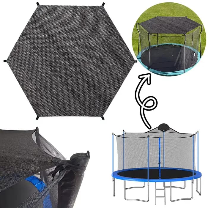 Abri solaire anti-UV pour trampoline