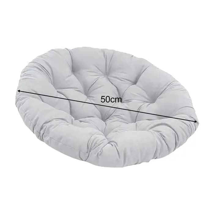 Coussin de siège rond rembourré de 50cm