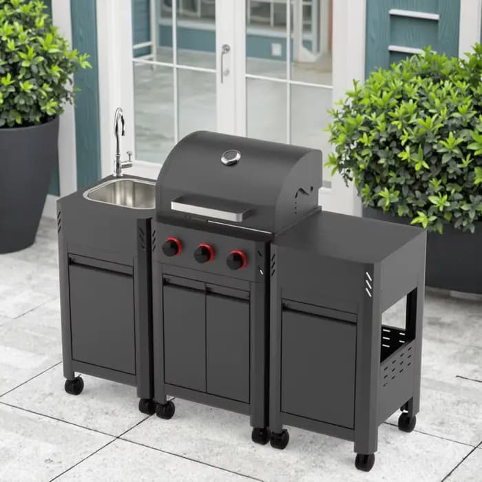 Gril de barbecue en acier inoxydable