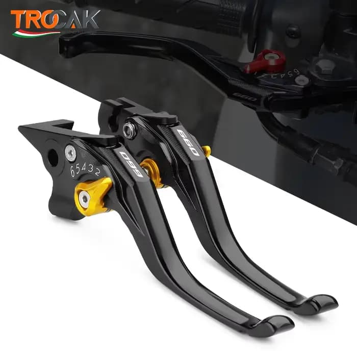 Accessoires pour moto Aprilia RS660 Tuono 660 2020 2021-2024, leviers de frein et d'embrayage courts CNC de haute qualité