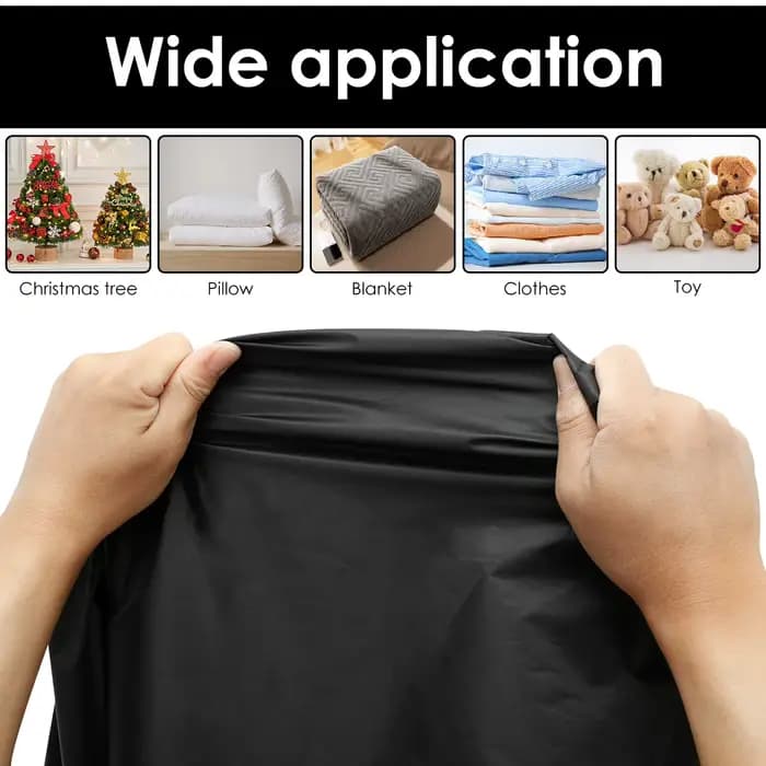Sac de rangement de coussin avec poignées