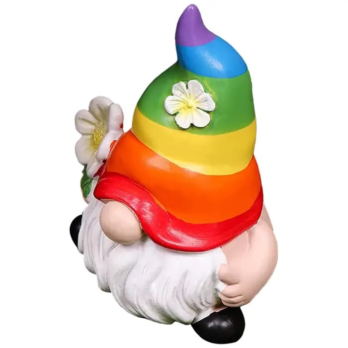 Statue de gnome de jardin en résine