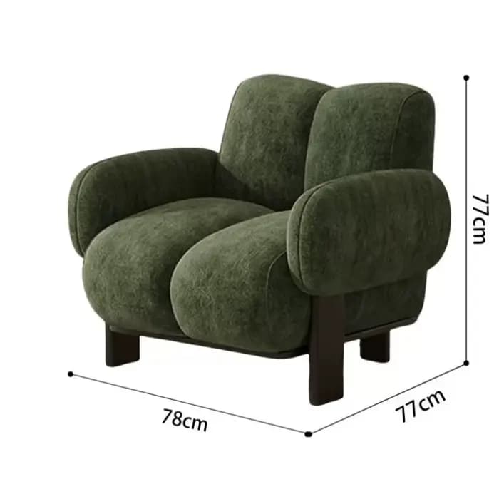 Fauteuil moelleux nordique