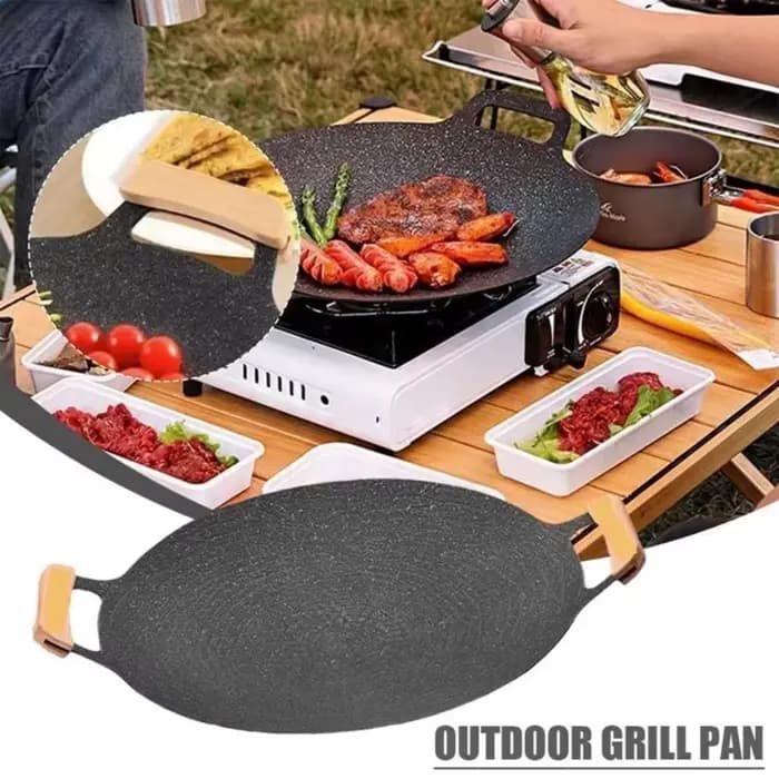 Poêle à Barbecue coréenne 30/32/34/36/38cm