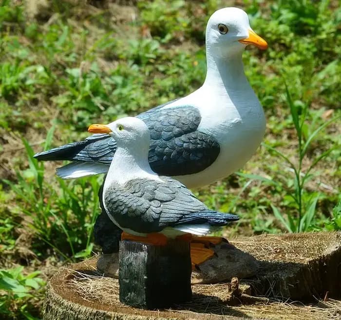 Statue d'oiseau de jardin 1 pièce