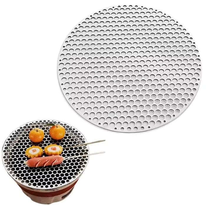 Grille de barbecue simple en acier inoxydable