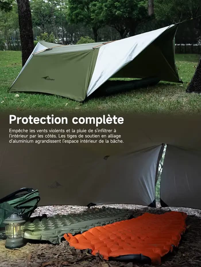 Bâche de hamac imperméable de 14 pieds