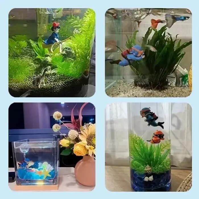 Décorations populaires pour aquariums, accessoires de décoration de paysage pour aquariums, cadeaux pour animaux aquatiques - Décoration d'ornement pour aquarium