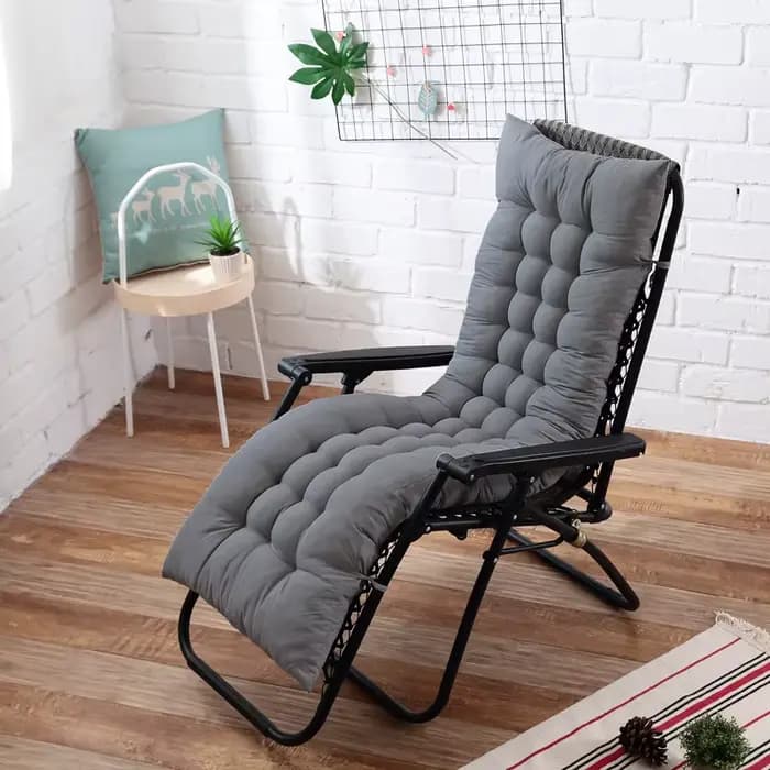 Coussin de chaise inclinable en rotin