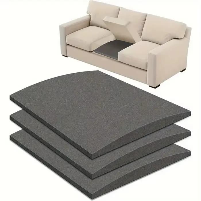 Support de canapé, coussin indenté, mousse haute densité, réparation sous coussin, 50x50cm, réparation de fossettes de siège de meubles, 1/2/3 pièces