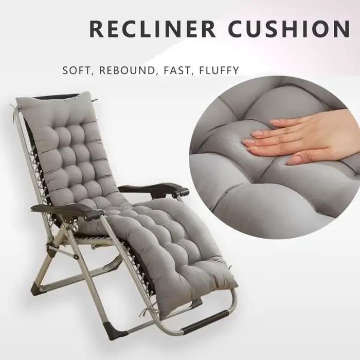 Coussin de chaise inclinable en rotin