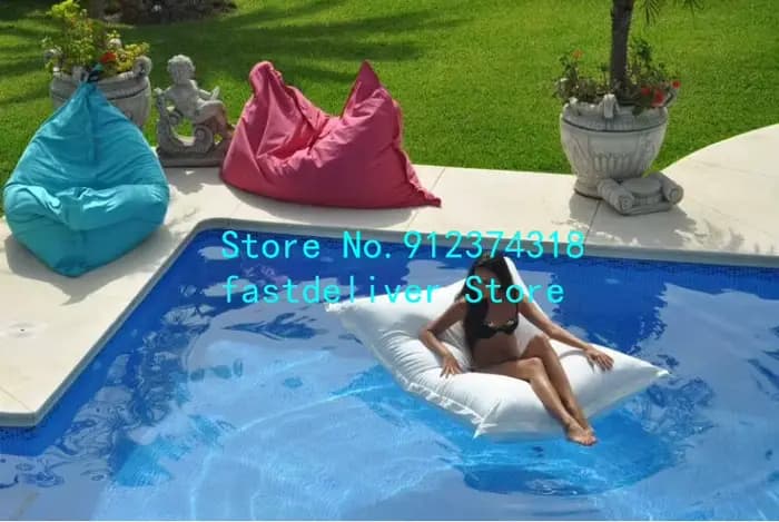 Pouf flottant surdimensionné de luxe
