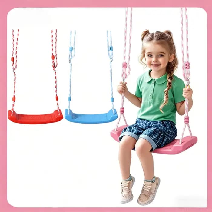 Balançoire suspendue arc-en-ciel pour enfants
