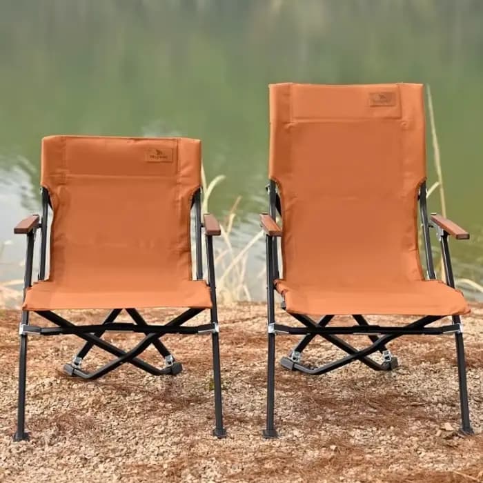 Chaises de plage à dossier haut Orange