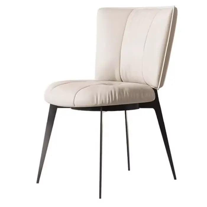 Chaises de salon minimalistes confortables